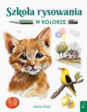Szkoła rysowania w kolorze. Autor: Natalia Berlik. Dadada.pl Okładka książki Szkoła rysowania w kolorze