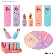 Opakowanie Szminka pachnąca Top Model BEAUTY&ME 1szt. mix wzorów 12329A