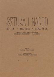 Sztuka i Naród (1942-1944). Autor:   Praca zbiorowa. Dadada.pl Okładka książki Sztuka i Naród (1942-1944)