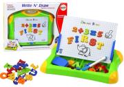 Tablica edu magnetyczna literki i cuferki. Wydawca: Leantoys. Dadada.pl Opakowanie Tablica edu magnetyczna literki i cuferki