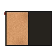 Opakowanie Tablica korkowa kredowa magnetyczna DUO MEMOBE czarna 60x40 cm