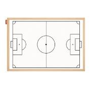 Tablica taktyczna suchościeralna magnetyczna MEMOBE biała boisko do piłki nożnej 90x60 cm. Wydawca: MemoBe. Dadada.pl Opakowanie Tablica taktyczna suchościeralna magnetyczna MEMOBE biała boisko do piłki nożnej 90x60 cm