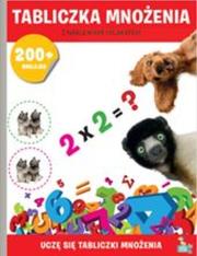 Okładka książki Tabliczka mnożenia z naklejkami i plakatem