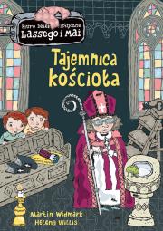 Tajemnica kościoła. Autor: Martin Widmark. Dadada.pl Okładka książki Tajemnica kościoła
