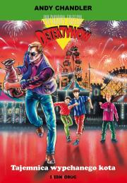 Tajemnica wypchanego kota T.12. Autor: Chandler Andy. Dadada.pl Okładka książki Tajemnica wypchanego kota T.12