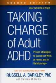 Taking Charge of Adult ADHD. Autor: Russell A. Barkley. Dadada.pl Okładka książki Taking Charge of Adult ADHD