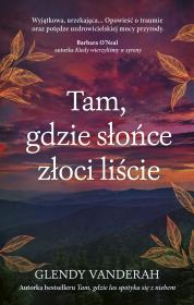 Tam, gdzie słońce złoci liście. Autor: Glendy Vanderah, Dorota Stadnik. Dadada.pl Okładka książki Tam, gdzie słońce złoci liście