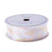 Opakowanie Tasiemka White Christmas 25mmx5m Choinki