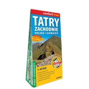 Tatry Zachodnie, polskie i słowackie mapa turystyczna 1:30 000. Autor:   Praca zbiorowa. Dadada.pl Okładka książki Tatry Zachodnie, polskie i słowackie mapa turystyczna 1:30 000