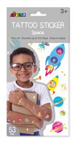 Tatuaże - Kosmos. Wydawca: AVENIR. Dadada.pl Opakowanie Tatuaże - Kosmos