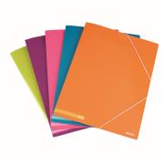 Opakowanie Teczka A3 z gumką jednokolorowa biurowa szkolna 1szt.mix