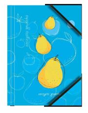 Opakowanie Teczka A4 kartonowa z gumką narożną gruszka (6szt)