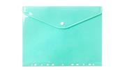 Opakowanie Teczka A4 kopertowa PP zawieszana pastel zielony