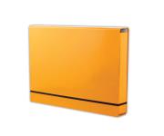 Opakowanie Teczka A4 na gumkę lux Penmate pomarańczowa pastelowa
