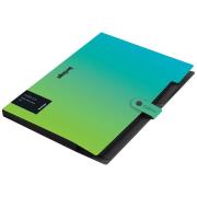 Teczka A4 PP 5 przegródek niebiesko-ziel. Radiance. Wydawca: Berlingo. Dadada.pl Opakowanie Teczka A4 PP 5 przegródek niebiesko-ziel. Radiance