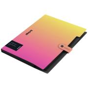 Teczka A4 PP 5 przegródek rózowo-pomarańczowa. Wydawca: Berlingo. Dadada.pl Opakowanie Teczka A4 PP 5 przegródek rózowo-pomarańczowa