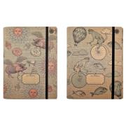 Teczka A4 skrzydłowa z gumką Vintage MIX. Wydawca: Ziemia Obiecana. Dadada.pl Opakowanie Teczka A4 skrzydłowa z gumką Vintage MIX