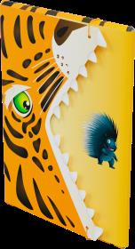 Opakowanie Teczka A4 Szczęka Tygrys MCF000106