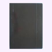 Teczka A4 z gumką błyszcząca czarna. Wydawca: Ziemia Obiecana. Dadada.pl Opakowanie Teczka A4 z gumką błyszcząca czarna