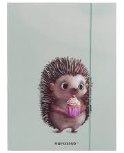 Teczka A4 z gumką Jeżyk. Wydawca: Narcissus. Dadada.pl Opakowanie Teczka A4 z gumką Jeżyk