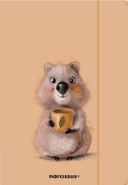 Teczka A4 z gumką Kuoka. Wydawca: Narcissus. Dadada.pl Opakowanie Teczka A4 z gumką Kuoka