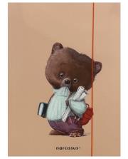 Teczka A4 z gumką Misiek. Wydawca: Narcissus. Dadada.pl Opakowanie Teczka A4 z gumką Misiek