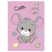 Opakowanie Teczka A4 z gumką Mouse paczka 10 szt.