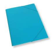 Opakowanie Teczka A4 z gumką plastikowa jasnoniebieska