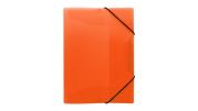 Opakowanie Teczka A4 z gumką PP neon pomarańczowy