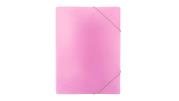 Opakowanie Teczka A4 z gumką PP pastel różowy