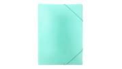 Opakowanie Teczka A4 z gumką PP pastel zielony