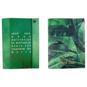 Teczka A4 z gumką Think Green (10szt). Wydawca: Ziemia Obiecana. Dadada.pl Opakowanie Teczka A4 z gumką Think Green (10szt)