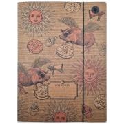 Teczka A4 z gumką Vintage (10szt). Wydawca: Ziemia Obiecana. Dadada.pl Opakowanie Teczka A4 z gumką Vintage (10szt)