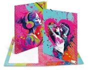 Opakowanie Teczka A4 z gumkami Music