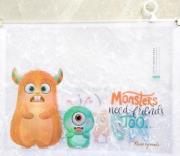 Opakowanie Teczka A4+ z plastikowym suwakiem Potworki P0149