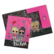 Opakowanie Teczka A4 Zamykana Na Gumki LOL Surprise