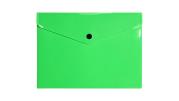 Opakowanie Teczka A5 kopertowa PP neon zielony