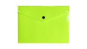 Opakowanie Teczka A5 kopertowa PP neon żółty