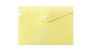 Opakowanie Teczka A5 kopertowa PP pastel żółty