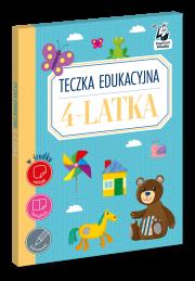 Teczka edukacyjna 4-latka. Autor: Opracowanie zbiorowe. Dadada.pl Okładka książki Teczka edukacyjna 4-latka
