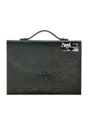 Opakowanie Teczka harmonijkowa z uchwytem czarna