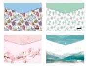 Opakowanie Teczka kopertowa na zatrzask M A5 PP dziecięcy mix