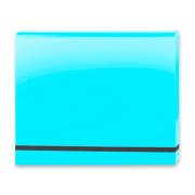 Opakowanie Teczka łamana A4 ma gumkę trend błękit