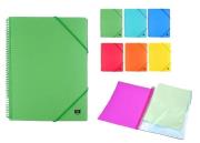 Opakowanie Teczka na spirali A4 z 30 koszulkami z gumką MIX