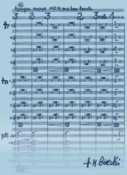 Opakowanie Teczka niebieska z motywem nut - H.M. Górecki