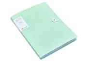 Opakowanie Teczka plastikowa na gumkę z koszulkami zielona