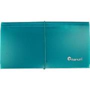 Opakowanie Teczka segregująca DL 13 przegródek turkusowa