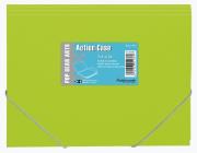 Opakowanie Teczka skrzydłowa z gumką jasny zielony