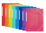 Opakowanie Teczka wąska A4+ PP Urban przejrzysty mix (10szt)