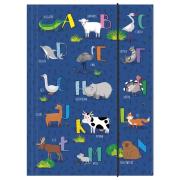 Opakowanie Teczka z gumką A4 Alfabet DERFORM